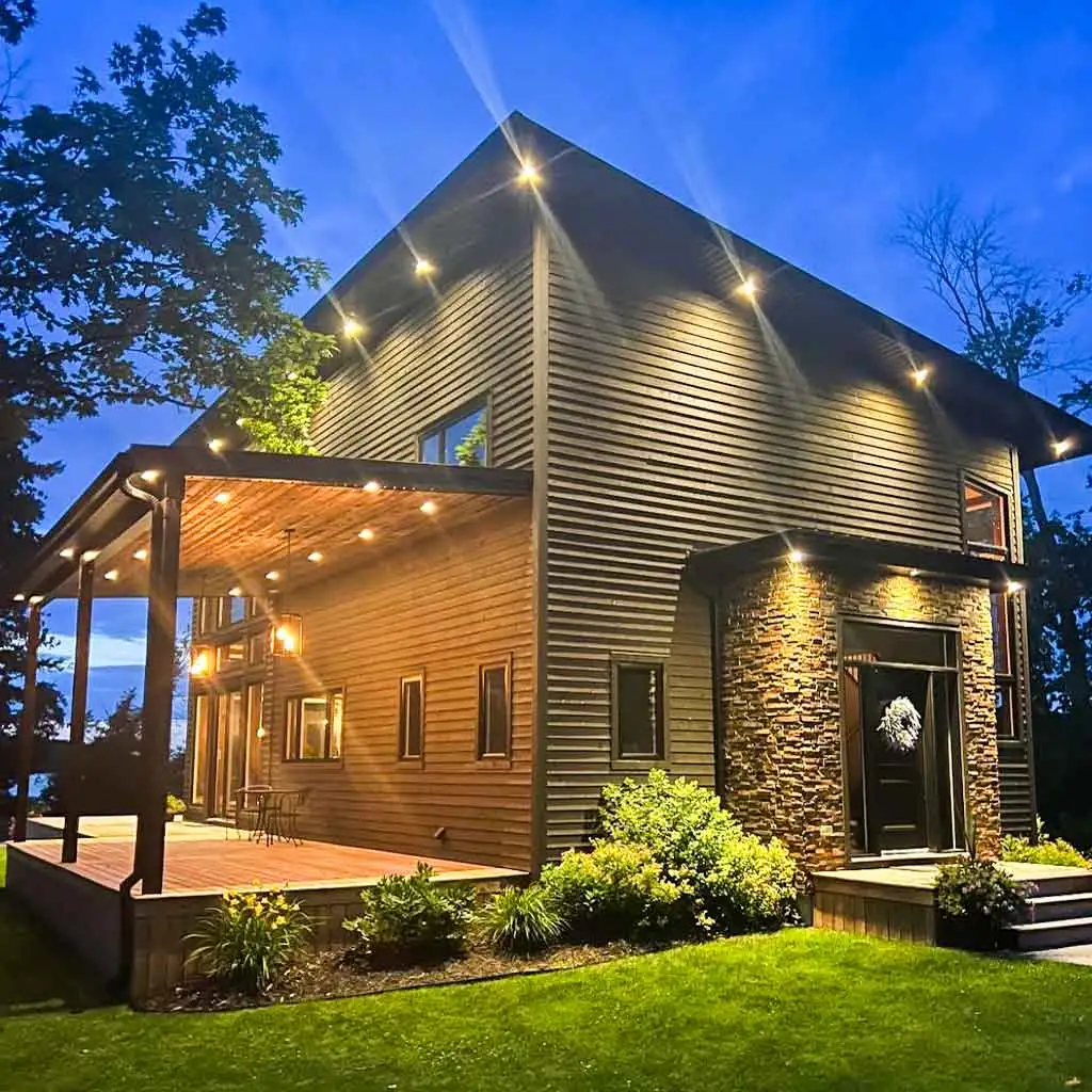 exterior lighting installed by nixon electric company peterborough and the kawartha lakes